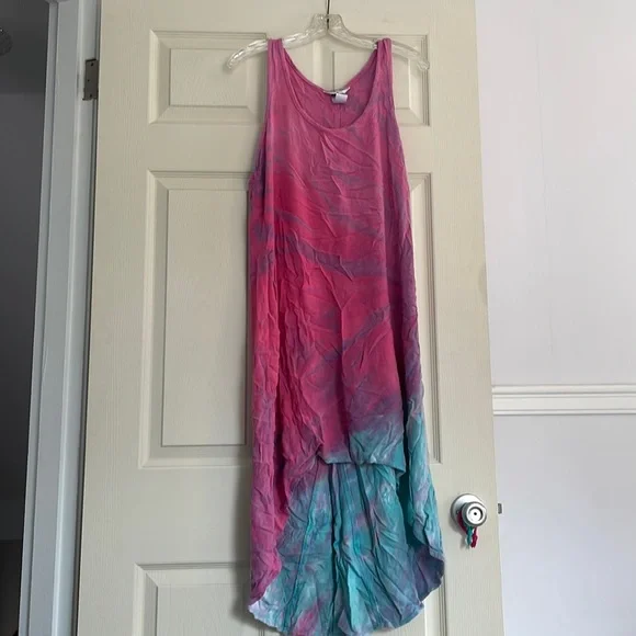 Hard Tail Forever Tie Dye Hi Lo Dress - Picture 1 of 6